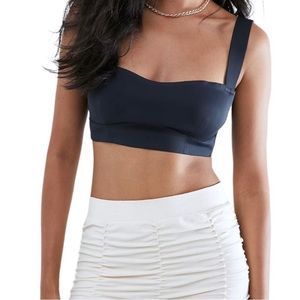 NWT Intimately Free People Naomi Long Line Black Bralette Size Medium